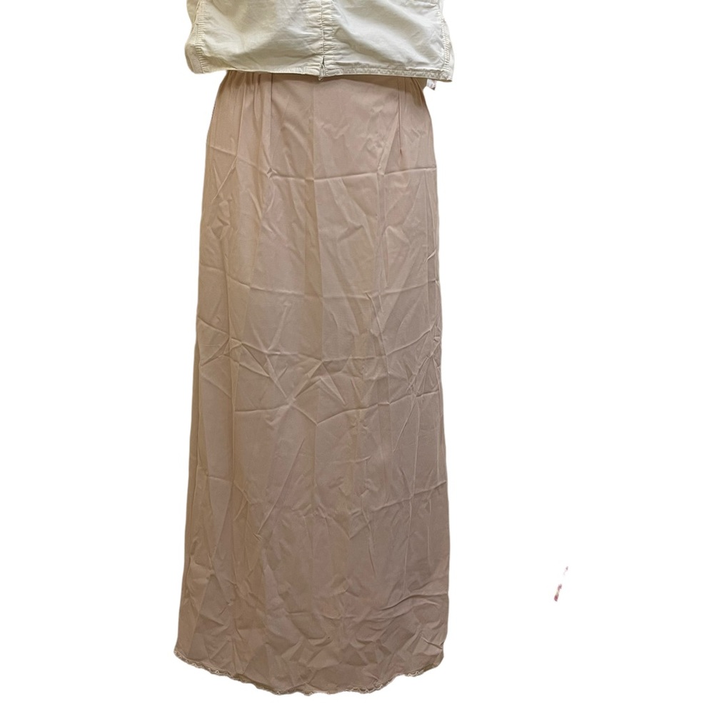 Vassarette Petite Nude Formal Length Half Slip Antron Nylon Vintage Old Stock